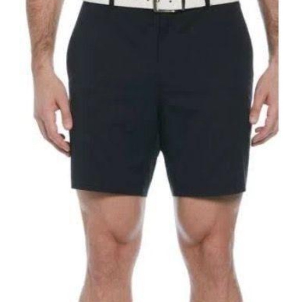 PGA Tour Black Flat Front Tailored Shorts